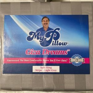 My Pillow Split King sheet set